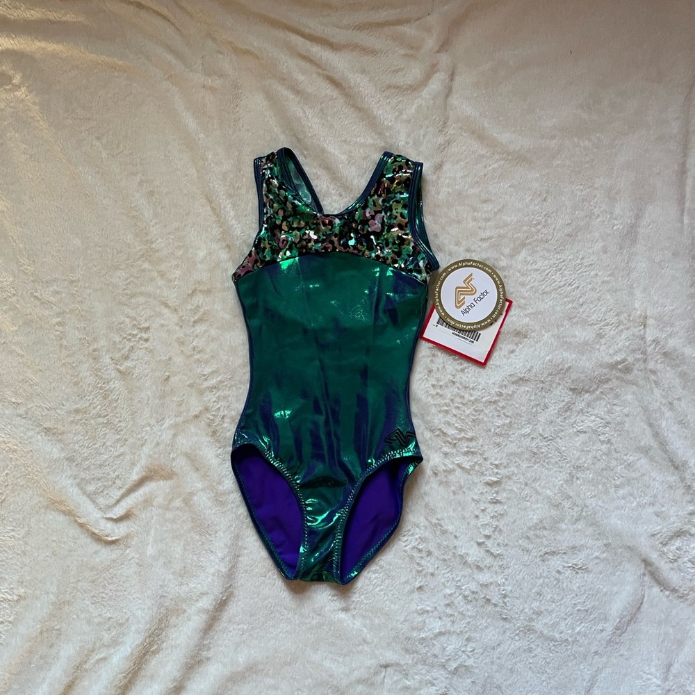 alpha factor gymnastics leotard